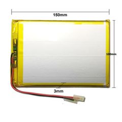Universal μπαταρία tablet 3.7V 6500mAh 30100150 (3.0*100*150mm)