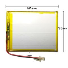 Universal μπαταρία tablet 3.7V 4800mAh 3595100 (3.5*95*100mm)
