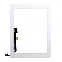 iPad 4 Full Digitizer Touch Screen Οθόνη αφής Λευκό (με Home Button/IC/3M Tapes)