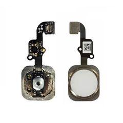 Home Button Flex με Fingerprint Sensor για iPhone 6 Plus λευκό