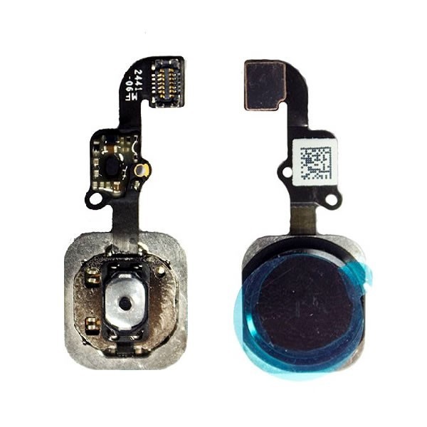 Home Button Flex με Fingerprint Sensor για iPhone 6 Plus μαύρο
