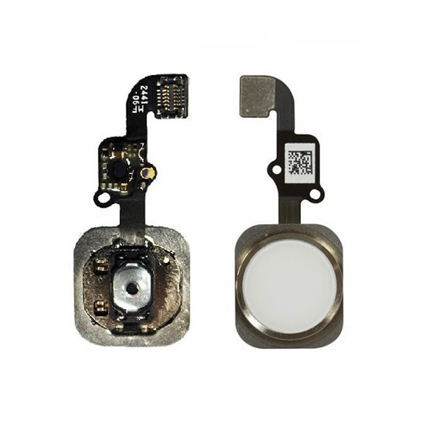 Home Button Flex με Fingerprint Sensor για iPhone 6 - Λευκό
