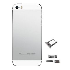 iPhone 5s Πίσω Καπάκι / Back Cover λευκό με Πλήκτρα και SIM Tray