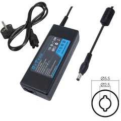 Detech Τροφοδοτικό για Laptop Toshiba /ASUS /Packard Bell 12V TIP 5.5x2.5mm