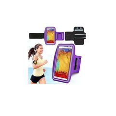 Samsung Galaxy Note 4 - 3 - 2 Sports Armband Θήκη μπράτσου μωβ