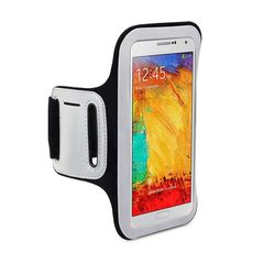 Samsung Galaxy Note 4 - 3 - 2 Sports Armband Θήκη μπράτσου Λευκή