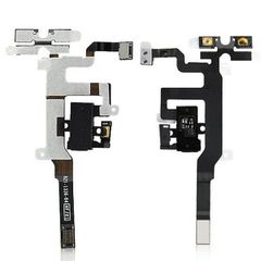 iPhone 4S Καλωδιοταινία Flex ήχου ακουστικών Earphone Audio Jack Power Volume flex