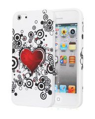 Θήκη σιλικόνης Hot Heart για iPhone 4 /4S - 5 /5S