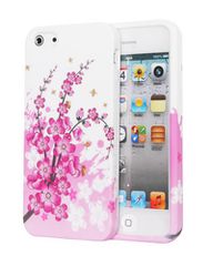 Θήκη σιλικόνης Plum Flower για iPhone 5 /5s