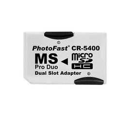 PhotoFast CR5400 Dual-Slot μετατροπέας 2 x MicroSD σε MS Pro Duo