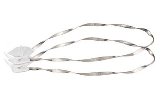 Στέφανα γάμου λευκά από ασήμι 925 - Ioannis Collection - D205L