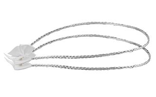 Στέφανα γάμου λευκά από ασήμι 925 - Ioannis Collection - D211L