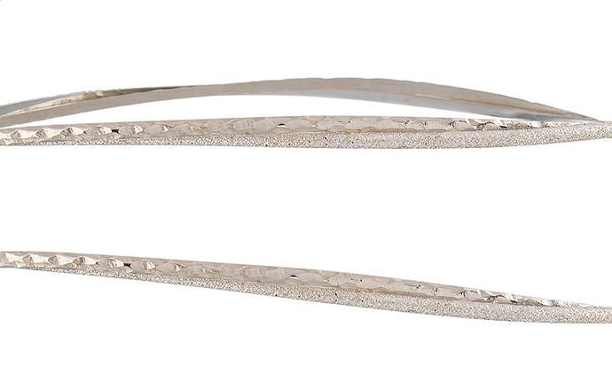 Στέφανα γάμου λευκά από ασήμι 925 - Ioannis Collection - D204L-thumb-1