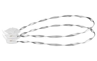 Στέφανα γάμου λευκά από ασήμι 925 - Ioannis Collection - D241L