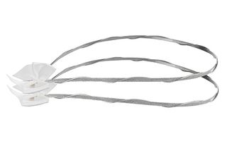 Στέφανα γάμου λευκά από ασήμι 925 - Ioannis Collection - D260L