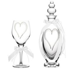 Καράφα και ποτήρι κρυστάλλινο με πέτρες P.Q. EUROPEAN CRYSTALS K2027-PK2027