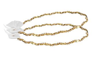 Στέφανα γάμου επίχρυσα από ασήμι 925 με πέτρες P.Q. EUROPEAN CRYSTALS - Ioannis Collection - D227K