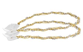 Στέφανα γάμου επίχρυσα από ασήμι 925 με πέτρες P.Q. EUROPEAN CRYSTALS - Ioannis Collection - D245K