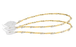 Στέφανα γάμου επίχρυσα από ασήμι 925 με δέρμα και πέτρες P.Q. EUROPEAN CRYSTALS - Ioannis Collection - D282K