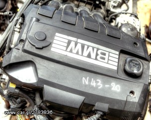 ΜΗΧΑΝΗ ΚΟΜΠΛΕ ΜΕ ΣΑΖΜΑΝ BMW E93 N43 2.0cc '05-'12!!!!!!!!!!