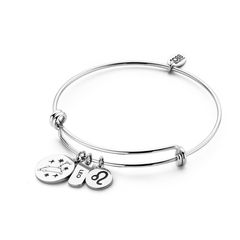 Steel Bracelet with zodiac Leo "Λέων", Brand CO88 - 8CB-90274