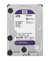 WD Purple Surveillance Σκληρός Δίσκος 3.5” 4TB, 64MB, 5400RPM, SATA III