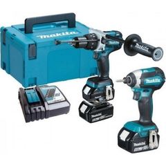 MAKITA - DLX2174TJ1 ΚΡΟΥΣΤΙΚΟ ΔΡΑΠ. 18V DHP481 ΠΑΛΜΙΚΟ ΚΑΤΣΑΒΙΔΙ DTD153 ΜΕ 3 ΜΠΑΤΑΡΙΕΣ 18V/5.0A ΣΕ MAKPAC