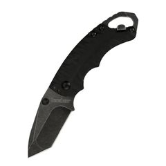 KERSHAW SHUFFLE II, BLACK, BLACKWASH