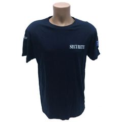 T-Shirt Security Μπλε