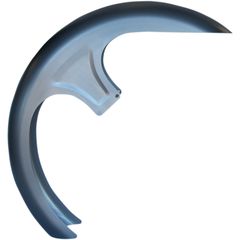 ΦΤΕΡΟ ΕΜΠΡΟΣ FRONT FENDER 5.5" FOR 21" WHEELS / NATURAL-RAW / STEEL ΓΙΑ 14-20 TOURING