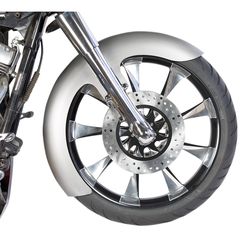 ΦΤΕΡΟ ΕΜΠΡΟΣ FRONT FENDER 5.5" FOR 21" WHEELS / NATURAL-RAW / STEEL ΓΙΑ 14-20 TOURING