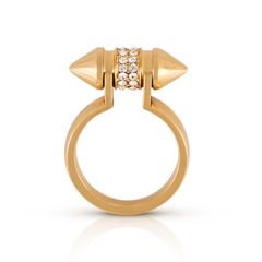Δαχτυλίδι γυναικείο Just Cavalli από Ανοξείδωτο Ατσάλι με ζιργκόν QCD0096 (#QCD0096)