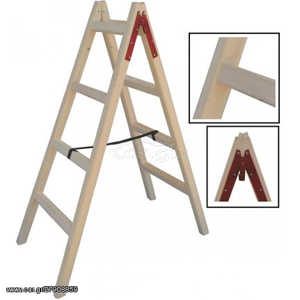 Σκάλα ξύλινη με 6+6 σκαλιά PROFAL (802206)
