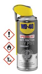 WD-40 - Specialist Dry PTFE Lubricant / Λιπαντικό Σπρέι Ξηρού PTFE Τεφλόν 400ml (207040120)