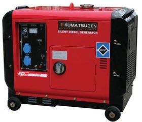 KUMATSUGEN - GP8000MAT Γεννήτρια Πετρελαίου κλειστού τύπου με Μίζα ΤΡΙΦΑΣΙΚΗ  (008347)