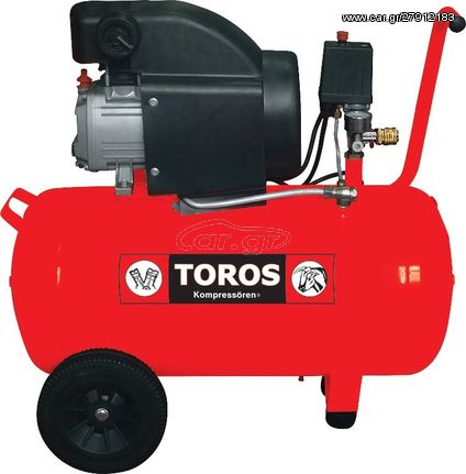 TOROS Αεροσυμπιεστής μονομπλόκ 50lt - 2.0 HP(40140)