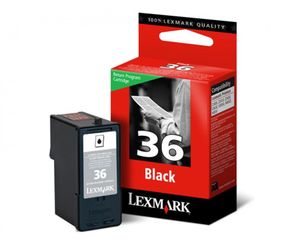 Μελάνι Lexmark Νο 36 018C2130E Black Original