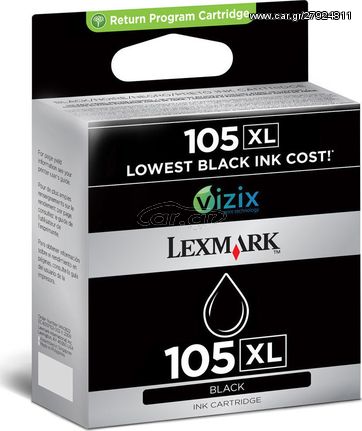 Μελάνι Lexmark 14N0822E (105XL) Black Original