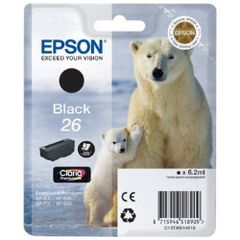 Μελάνι Epson T260140 Black Original (C13T26014012)