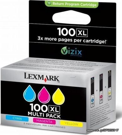 Original Lexmark 100XL Multipack Return (14N0850B)