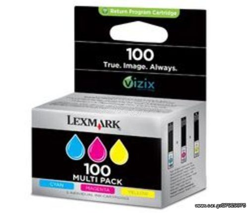 Lexmark 100 Ink Ctg Cmy Rp 3pk (14N0849)