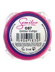 Uv Gel Semilac 087 Glitter Indigo 5ml