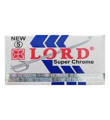 Λεπίδες Ξυρίσματος DE Lord Super Chrome - 5 Ξυραφάκια