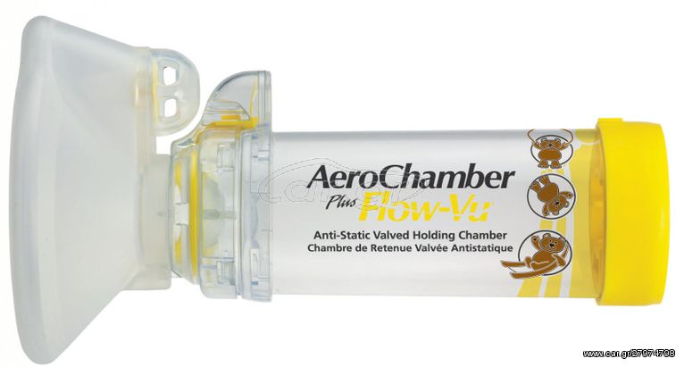 Aerochamber Plus Flow - Vu Anti - Static παιδικό με μάσκα - Trudell Medical