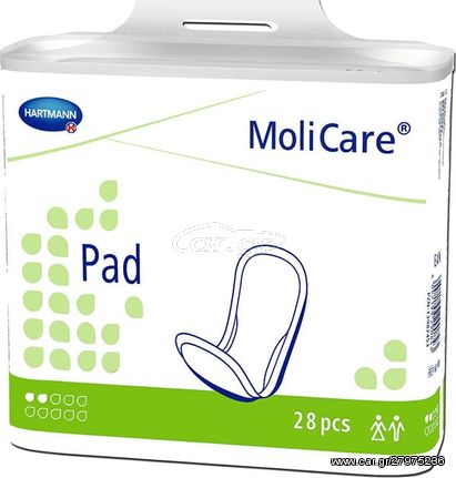 MoliCare Pad Mini σερβιέτες ελαφριάς ακράτειας 27x14cm 28 τμχ.