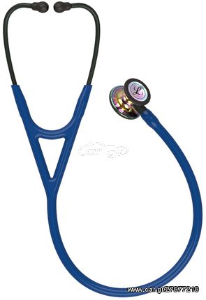 Στηθοσκόπιο Littmann 3M Cardiology IV 6242 Navy Blue High Polish Rainbow Finish Black Stem