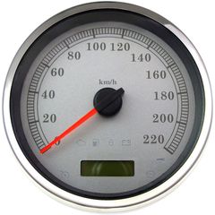 ΚΟΝΤΕΡ SPEEDOMETER SLVR KPH RK ΓΙΑ 04-13 FLHR,FXST/FLST,FXDWG MODELS