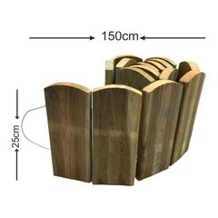 Διαχωριστικό παρτέρι ρολό - 150x25cm-Tesias Wooden Products