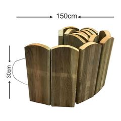 Roll bar με ξύλο πλάκα - 150x30cm-Tesias Wooden Products