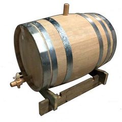 Βαρέλι κρασιού ξύλινο - καστανιάς - 50lt-Tesias Wooden Products